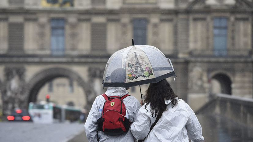 На западе Франции объявлен «оранжевый» уровень метеоопасности