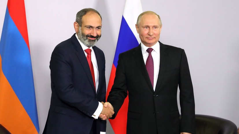 Путин встретится с премьер-министром Армении