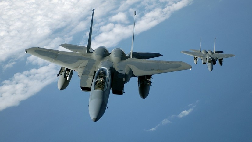 После официального представления: ВВС США на Окинаве приостанавливают полёты F-15 после крушения истребителя 