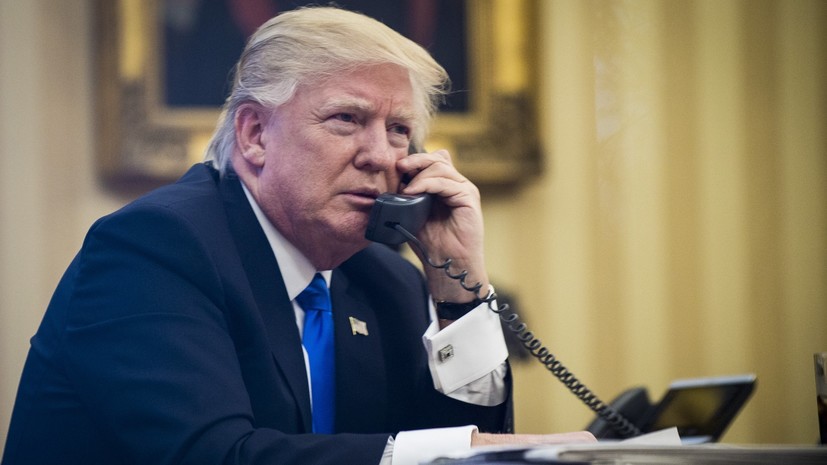 Трамп и глава Южной Кореи провели телефонный разговор