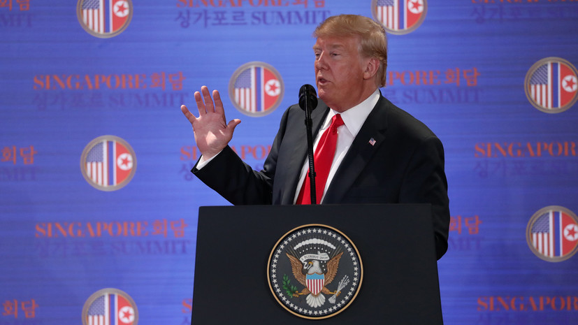 Трамп: санкции против КНДР остаются в силе