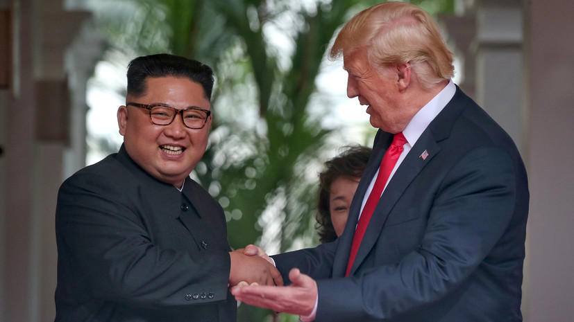 Трамп предложил Ким Чен Ыну гарантии безопасности, от которых он «будет счастлив»