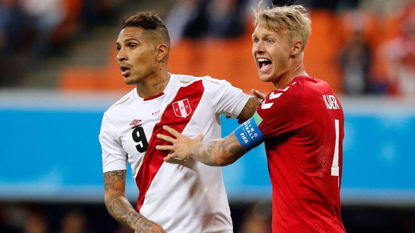 Видеообзор матча ЧМ-2018 по футболу Перу — Дания