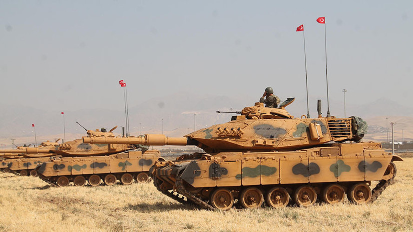 СМИ: Турецкие войска вошли в сирийский Манбидж