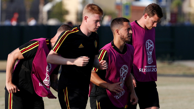 Азар, Де Брёйне и Лукаку попали в стартовый состав сборной Бельгии на матч ЧМ-2018 с Панамой