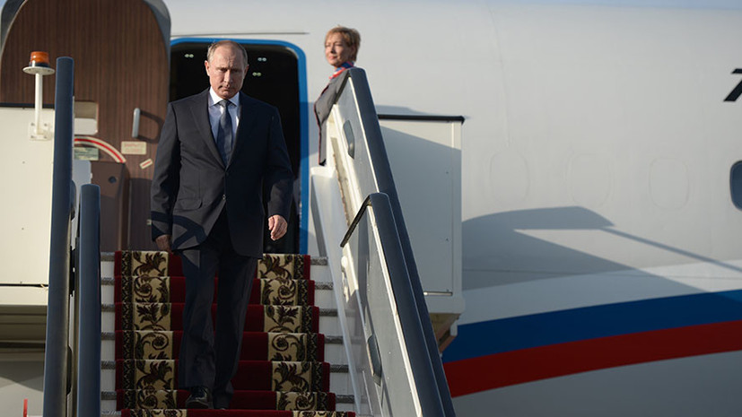 Путин прибыл в Белоруссию на заседание Высшего Государственного совета Союзного государства
