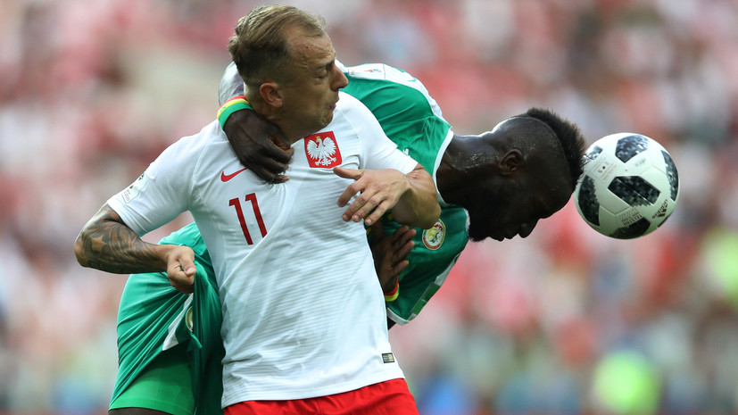 Видеообзор матча ЧМ-2018 по футболу Польша — Сенегал