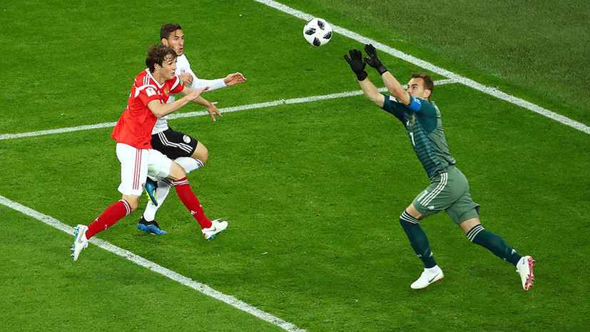 Видеообзор матча ЧМ-2018 по футболу Россия — Египет