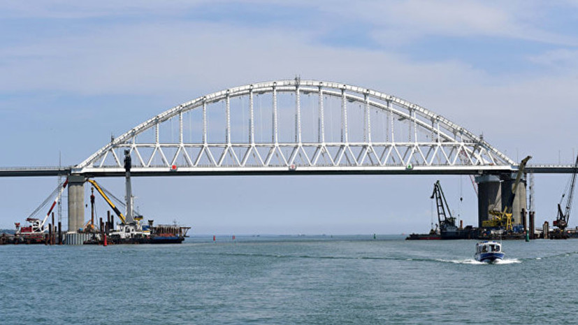 Турчинов назвал Крымский мост «серьёзной угрозой безопасности» Украины