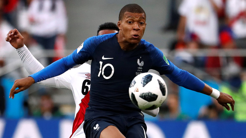 Мбаппе признан лучшим игроком матча ЧМ-2018 Франция — Перу