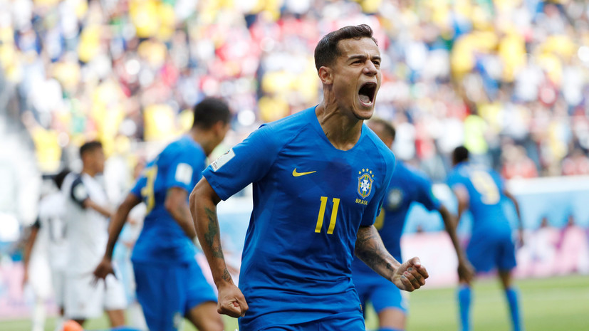 Коутиньо признан лучшим игроком матча ЧМ-2018 Бразилия — Коста-Рика