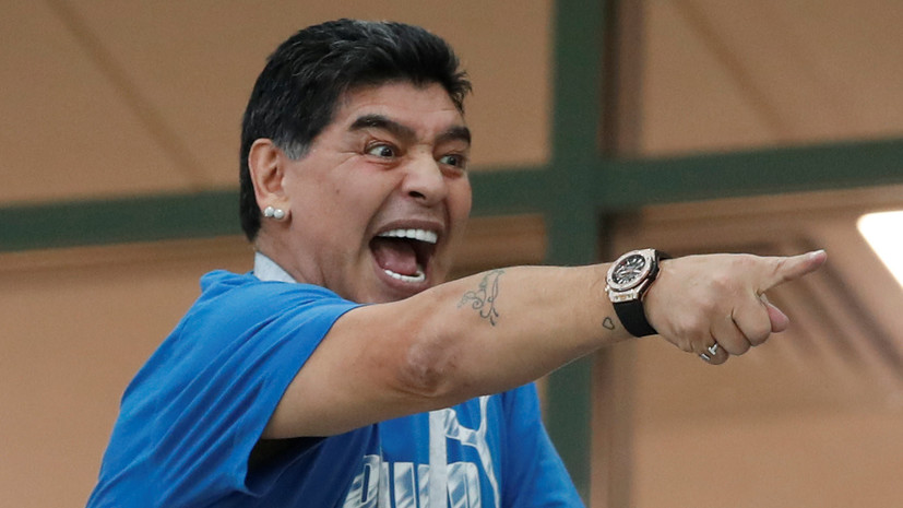Марадона потребовал доступ к тренировочной базе сборной Аргентины перед матчем с Нигерией