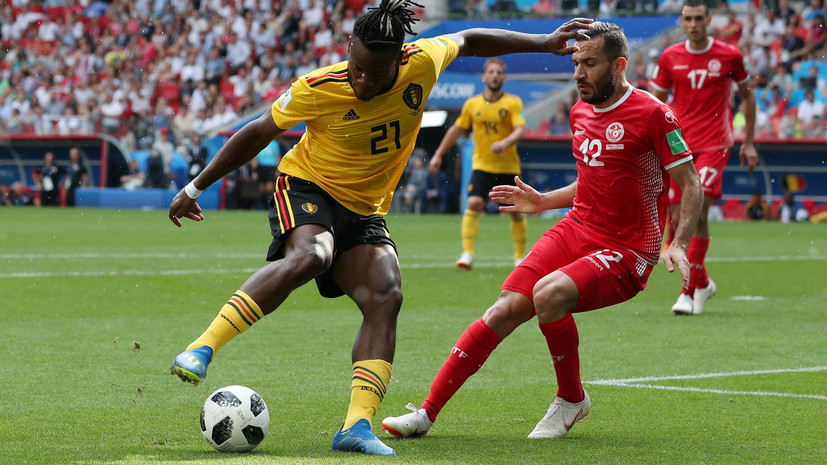 Сборная Бельгии разгромила Тунис в матче ЧМ-2018 по футболу