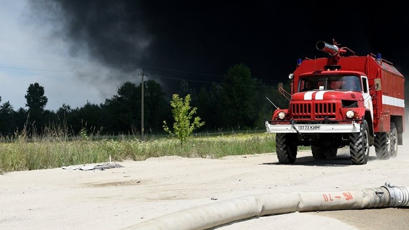 На Украине произошёл взрыв ёмкостей почти с 500 тоннами биоэтанола