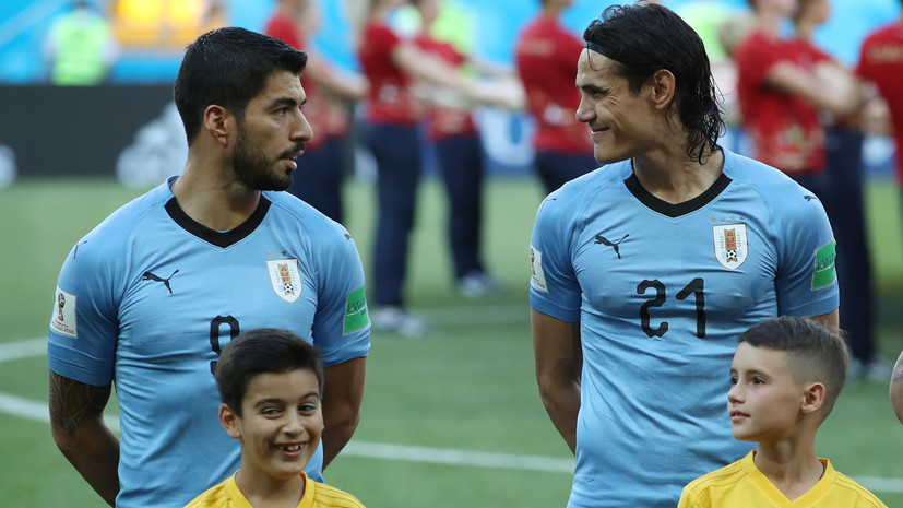 Кавани и Суарес вошли в стартовый состав сборной Уругвая на матч ЧМ-2018  с Россией