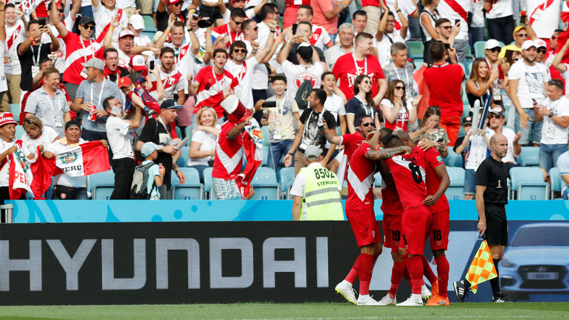 Сборная Перу впервые с 1982 года забила мяч на ЧМ по футболу