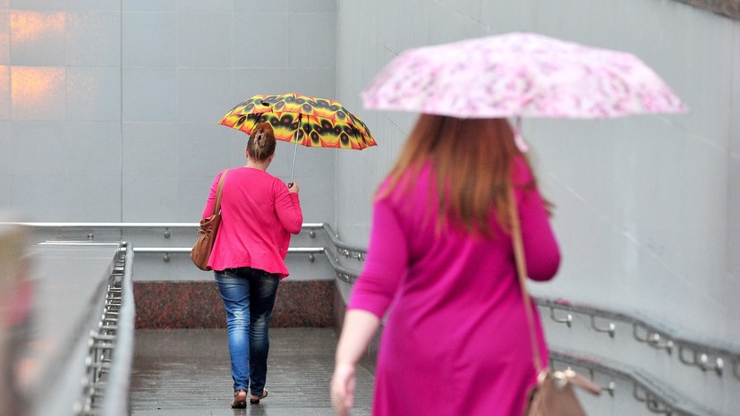 Синоптики прогнозируют дожди и грозы на выходных в Москве