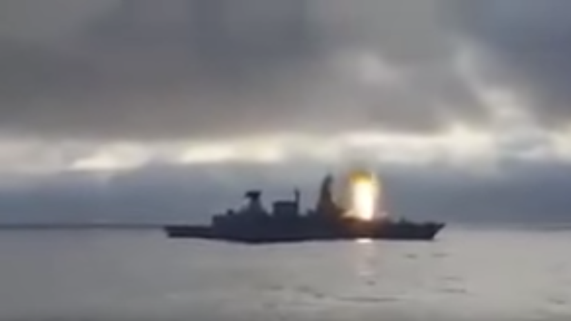 Опубликовано видео взрыва на фрегате ВМС Германии из-за неудачного пуска ракеты