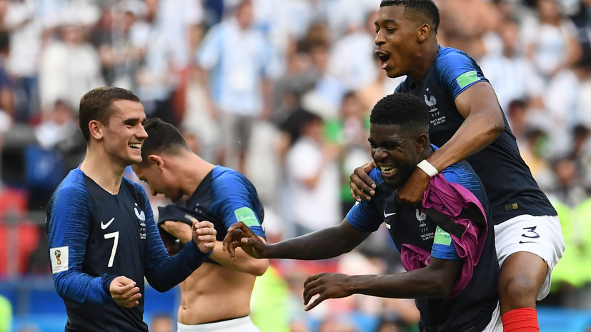 Франция сыграет с Уругваем в четвертьфинале ЧМ-2018 по футболу