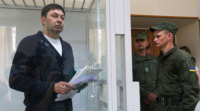 Кирилл Вышинский во время рассмотрения апелляции на арест в зале Херсонского городского суда