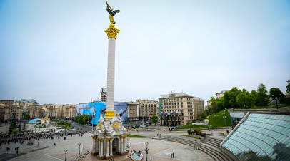 Площадь Независимости в Киеве © Aziz Karimov/ZUMAPRESS.com