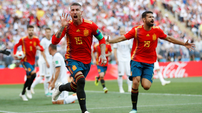 Сборная Испании открыла счёт в матче с Россией