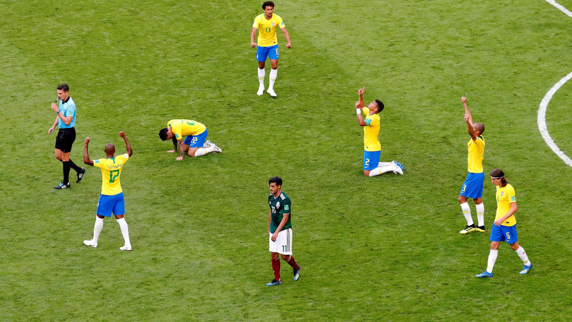 Лидерские качества: гол Неймара помог Бразилии обыграть Мексику в 1/8 финала ЧМ-2018 по футболу