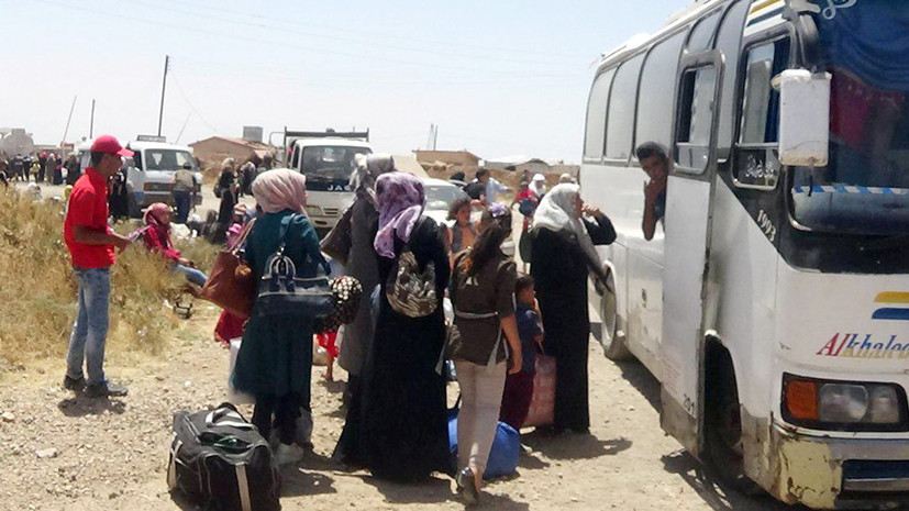 ЦПВС: из районов юго-западной зоны деэскалации в Сирии выведено почти 4 тысячи жителей