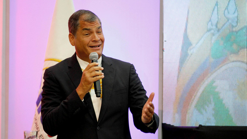 Экс-президент Эквадора прокомментировал выдачу ордера на его арест