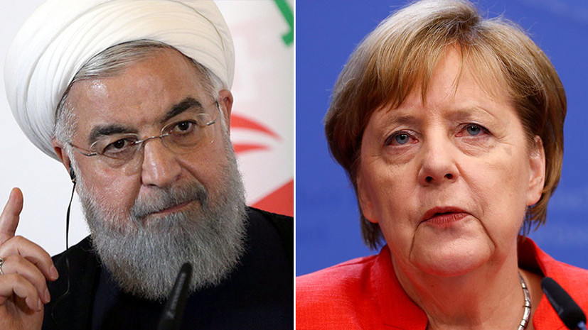 Рухани заявил Меркель о разочаровании в связи с пакетом мер евротройки по ядерной сделке