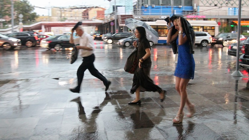 В Москве 8 июля объявлен «жёлтый» уровень погодной опасности
