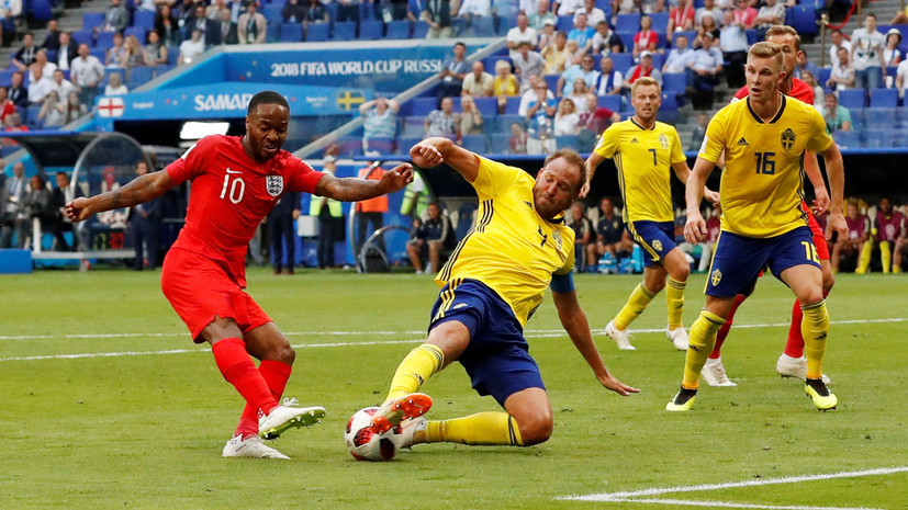 Англия переиграла Швецию и вышла в полуфинал ЧМ-2018 в России