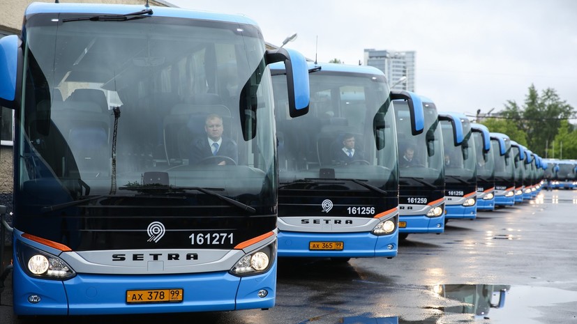 Почти 770 новых автобусов пополнят автопарк Москвы до конца года