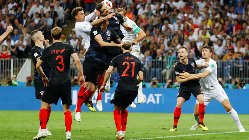 Видеообзор матча 1/2 финала ЧМ-2018 по футболу Хорватия — Англия