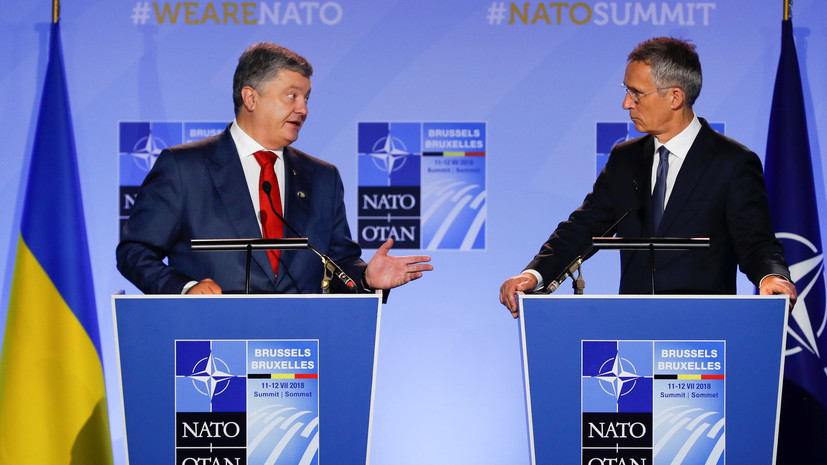 НАТО и Украина обсуждали на саммите перспективы размещения миротворцев в Донбассе
