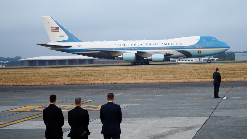 СМИ: Запасной самолёт Трампа прибудет в Таллин во время саммита в Хельсинки