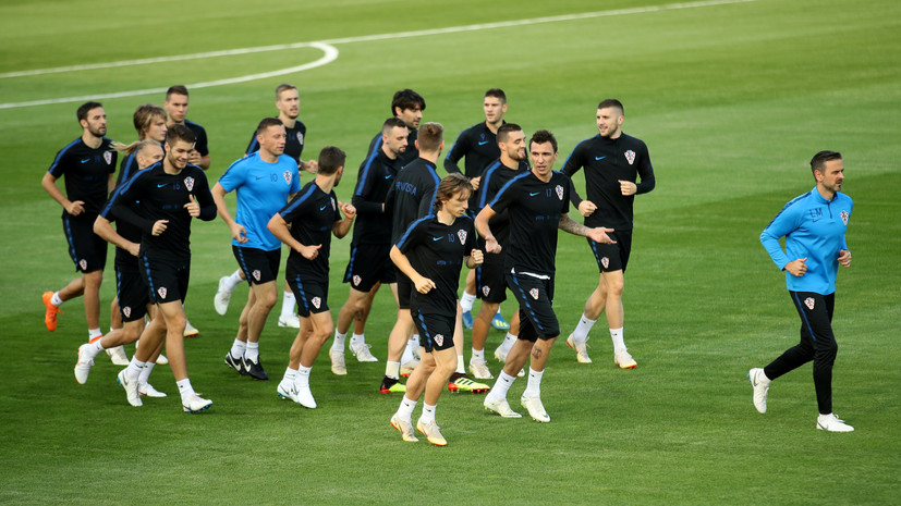 Сборная Хорватии опубликовала стартовый состав на финальный матч ЧМ-2018 с Францией