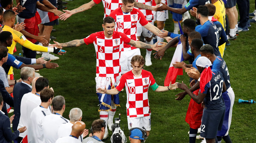 «Мы были удивлены работой арбитра»: игроки сборной Хорватии остались недовольны судейством в финале ЧМ-2018