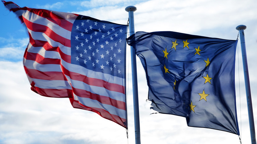 В Еврокомиссии прокомментировали слова Трампа о соперничестве ЕС и США