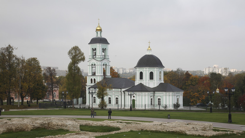 Реставрацию храма в музее-заповеднике «Царицыно» планируют закончить в 2019 году