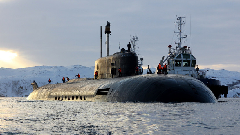 Атомный подводный крейсер «Орёл» прибыл в Кронштадт для репетиций парада в честь Дня ВМФ