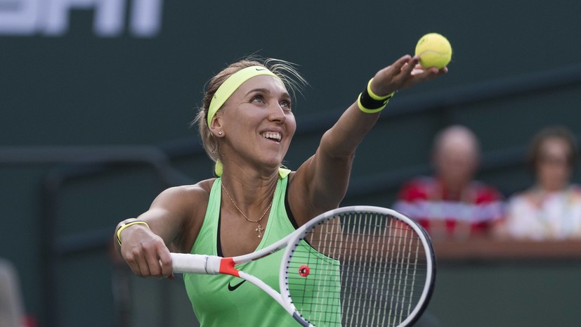 Веснина снялась с теннисного турнира в Москве