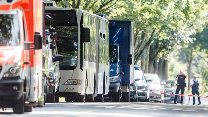 Немецкая полиция не нашла террористического следа в нападении в автобусе Любека