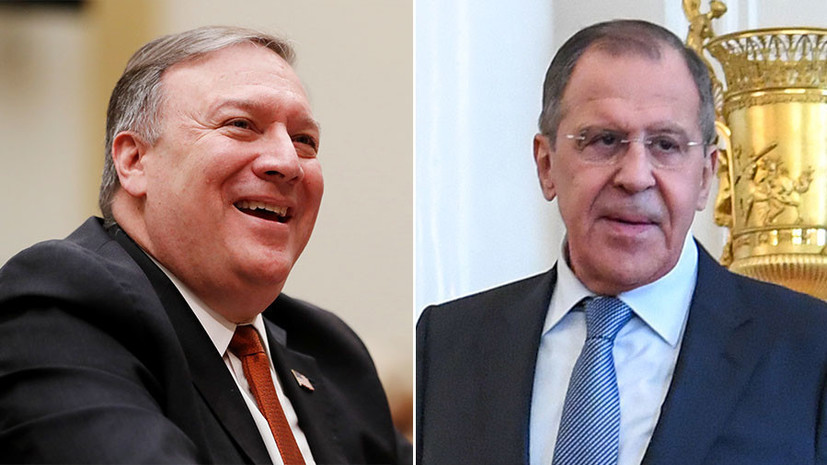 Лавров и Помпео обсудили перспективы выстраивания двусторонних отношений России и США