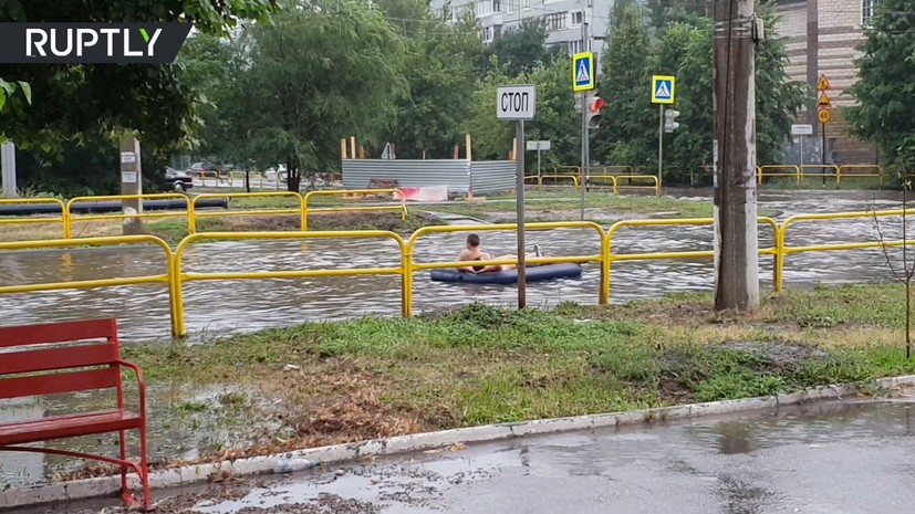 Сплав на надувном матрасе