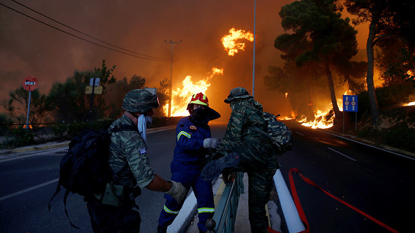 «Ситуация вышла из-под контроля»: жертвами лесных пожаров в Греции стали более 60 человек