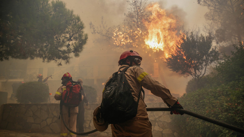 СМИ: Число погибших при пожарах в Греции превысило 60