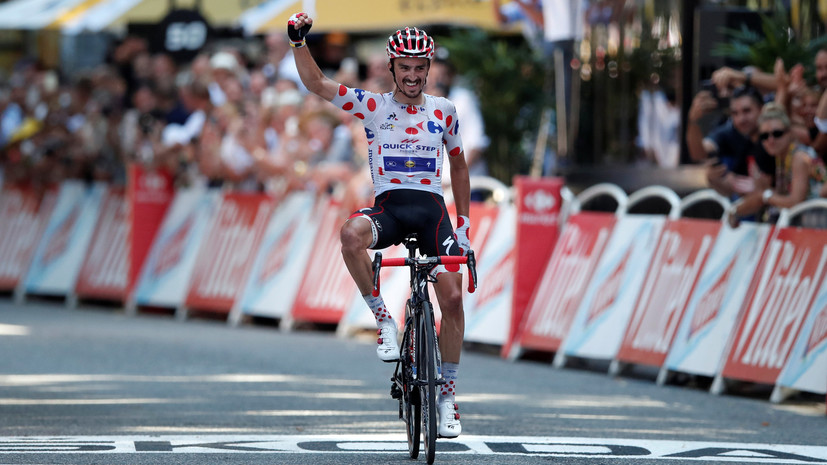 Французский гонщик Алафилипп выиграл 16-й этап веломногодневки «Тур де Франс» — 2018
