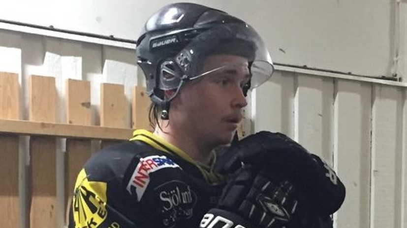 Шведский хоккеист Нордин умер на 22-м году жизни