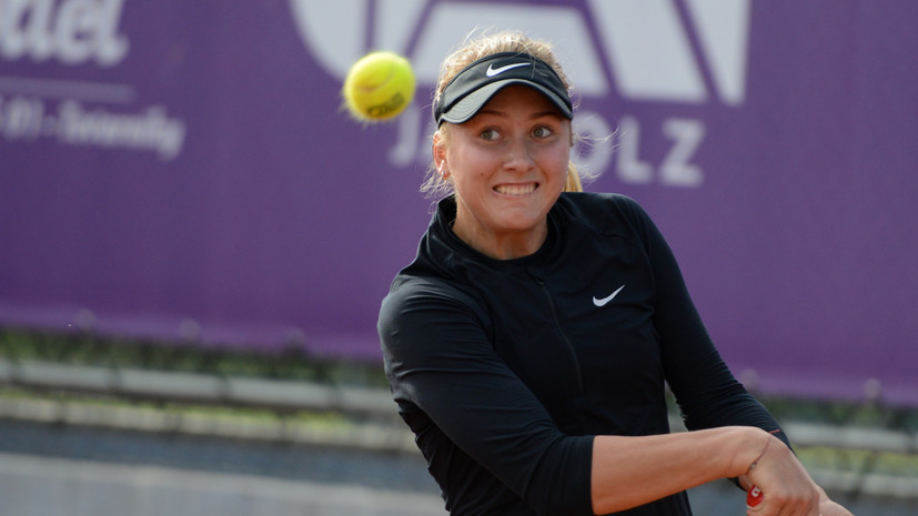 Потапова победила Плишкову на турнире WTA в Москве